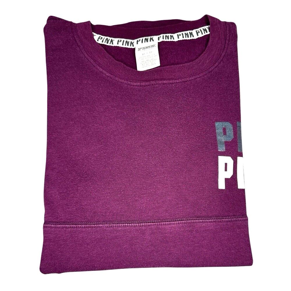 Victoria's Secret Pink Women's Performance Long Sleeve Top,‎ Burgundy, Size XS